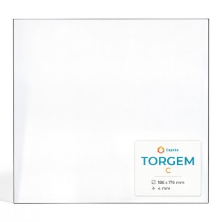 Torgem C Glass - Rectangular Panel for Wood Burning Stove