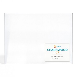 Vitre Charnwood C-SEVEN - Verre Rectangle pour poêle à bois