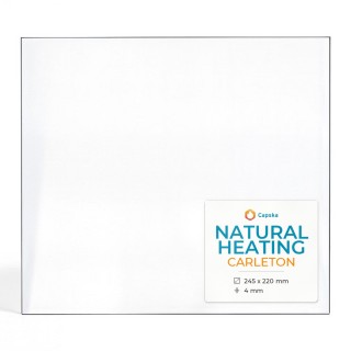 Vetro Natural Heating CARLETON - Rettangolo per stufa a legna