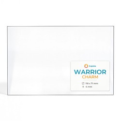 Vetro Warrior CHARM - Vetro Rettangolo per stufa a legna