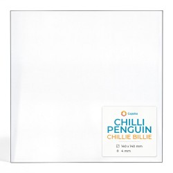 Vetro Chilli Penguin CHILLIE BILLIE - Vetro Rettangolo per stufa a legna