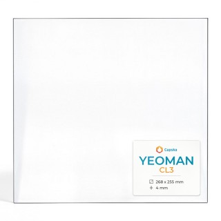 Yeoman CL3 Glass Panel for Wood Burning Stove - Rectangular Shape