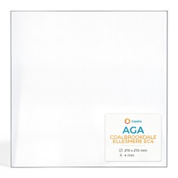 Vitre Aga COALBROOKDALE ELLESMERE EC4 - Verre Rectangle pour poêle à bois