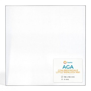 Aga COALBROOKDALE LITTLE WENLOCK MK1 Glass - Rectangular Panel