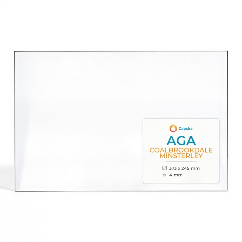 Vitre Aga COALBROOKDALE MINSTERLEY - Verre Rectangle pour poêle à bois