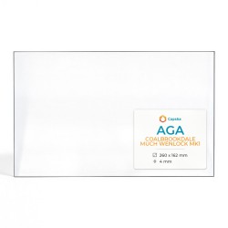 Aga COALBROOKDALE MUCH WENLOCK MK1 Glas - Rechteck Kaminglas für Kaminofen