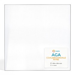 Vitre Aga COALBROOKDALE NYNE - Verre Rectangle pour poêle à bois
