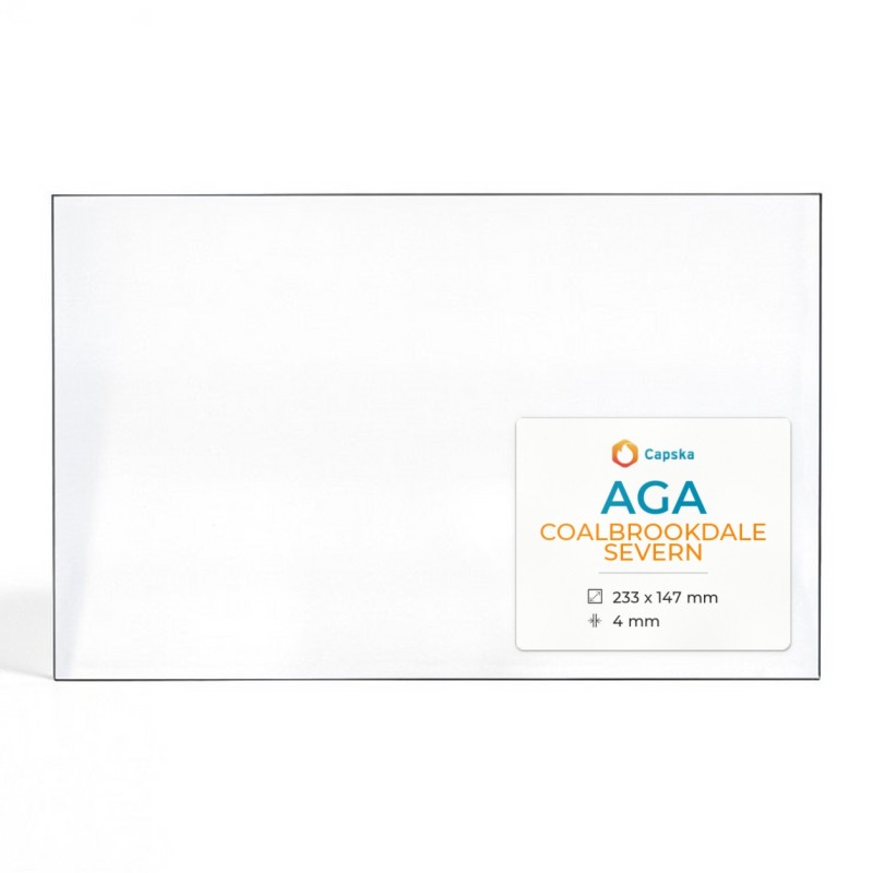 Aga COALBROOKDALE SEVERN Glass Panel - Rectangular Stove Glass