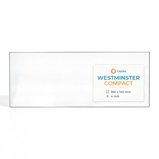 Vetro Westminster COMPACT per stufa a legna - Rettangolo
