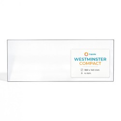 Westminster COMPACT Glass - Rectangular glass panel for wood burning stove