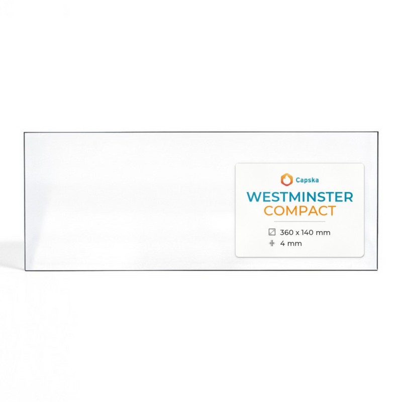 Westminster COMPACT Glass Panel for Wood Burning Stove