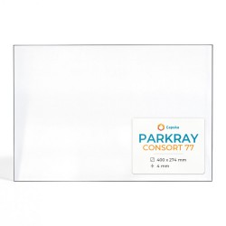 Parkray CONSORT 77 Glas - Rechteck Kaminglas für Kaminofen
