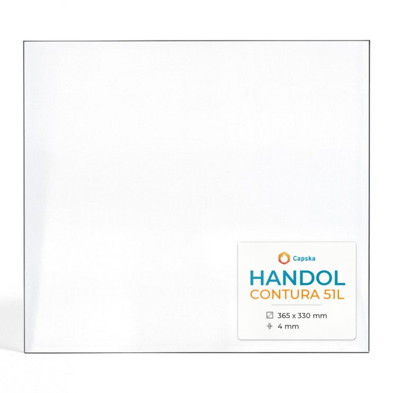 Vitre Handol 51L - Verre Rectangle pour poêle à bois