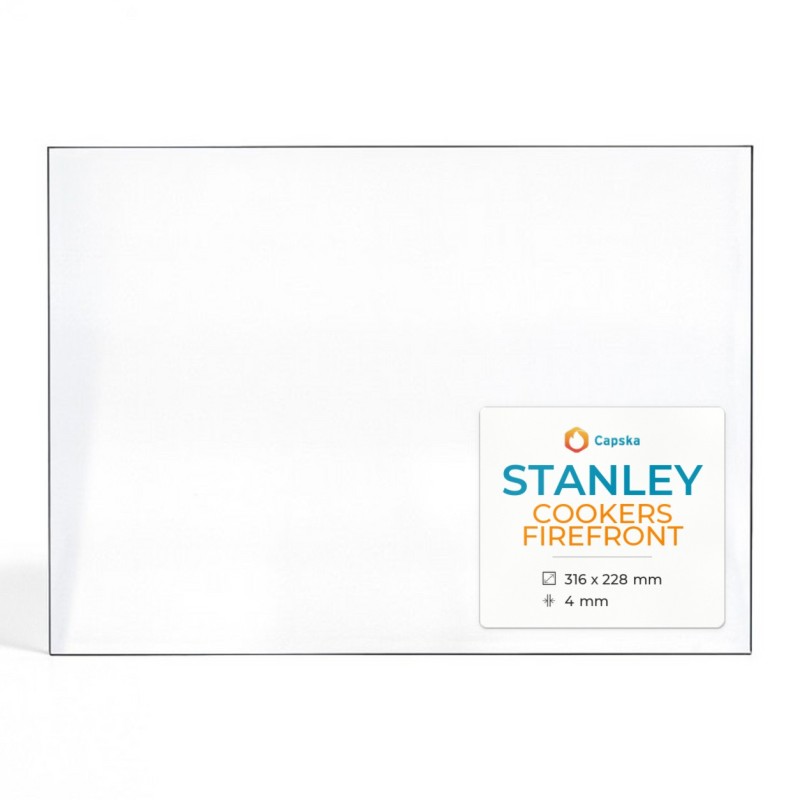 Stanley COOKERS FIREFRONT Glass Panel - Rectangular Stove Replacement