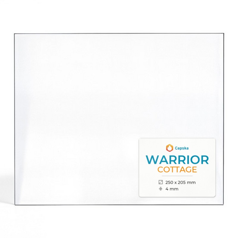 Warrior COTTAGE Glass - Rectangular Panel for Wood Burning Stove