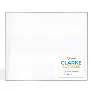 Vitre Clarke COTTAGER - Verre Rectangle pour poêle à bois