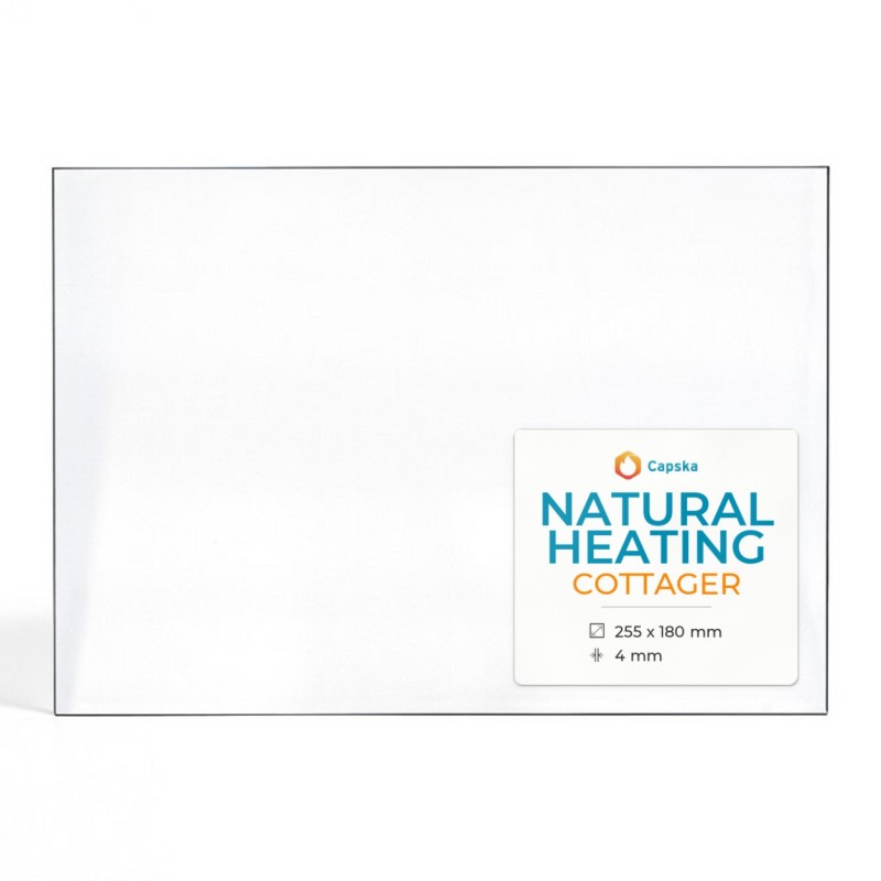 Vitre Natural Heating COTTAGER - Verre Rectangle pour poêle à bois