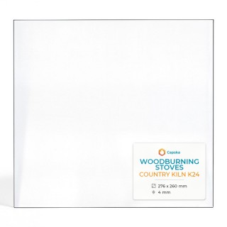 Vitre Woodburning Stoves COUNTRY KILN K24 - Verre Rectangle pour poêle à bois