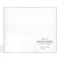 Dean Forge CROFT 5KW Glass - Rectangular glass panel for wood burning stove