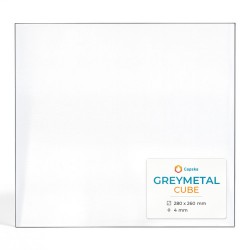 Greymetal CUBE Glas - Rechteck Kaminglas für Kaminofen