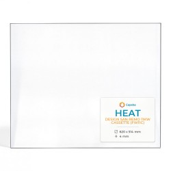 Vetro Heat DESIGN SAN REMO 11KW CASSETTE (FW11C) - Vetro Rettangolo per stufa a legna
