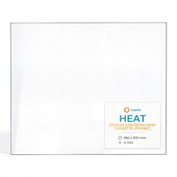 Heat DESIGN SAN REMO 6KW CASSETTE (FW06C) Glass - Rectangular glass panel for wood burning stove