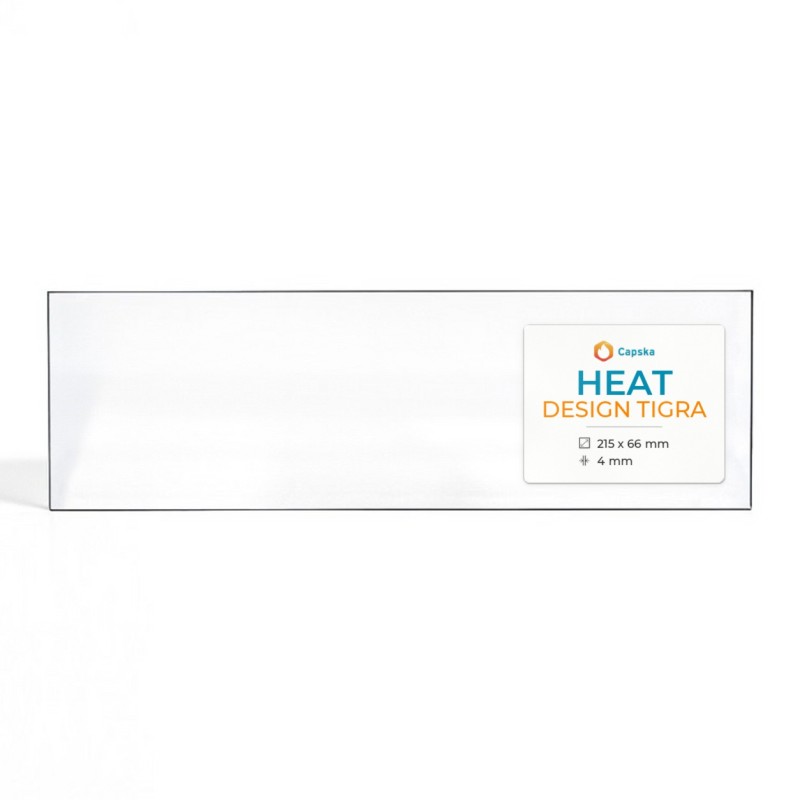 Vitre Heat DESIGN TIGRA - Verre Rectangle pour poêle à bois