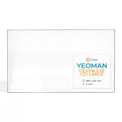 Vetro Yeoman DEVON EXE CE1 LARGE - Vetro Rettangolo per stufa a legna