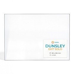 Dunsley DH7 SOLO Glas - Rechteck Kaminglas für Kaminofen