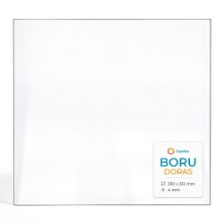 Vitre Boru DORAS - Verre Rectangle pour poêle à bois