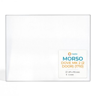 Morso DOVE MK 2 (1710) Glas - Rechteck Kaminglas