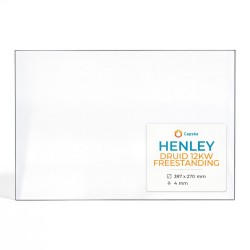 Henley DRUID 12KW FREESTANDING Glass - Rectangular glass panel for wood burning stove