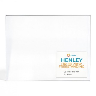 Vetro Henley DRUID 21KW FREESTANDING - Vetro Rettangolo per stufa a legna