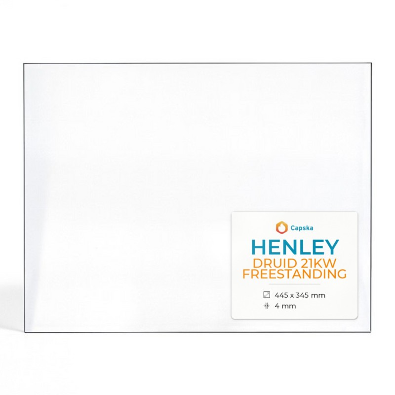 Henley DRUID 21KW FREESTANDING Glas - Rechteck Kaminglas