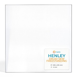 Vitre de poêle DRUID 5KW HENLEY en verre - Rectangulaire