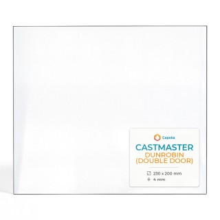 Vetro Castmaster DUNROBIN (DOUBLE DOOR) - Vetro Rettangolo per stufa a legna