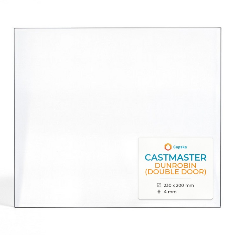 Castmaster DUNROBIN Double Door Glass Panel for Wood Burning Stove