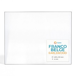 Franco Belge EARLSWOOD Glas - Rechteck Kaminglas für Kaminofen