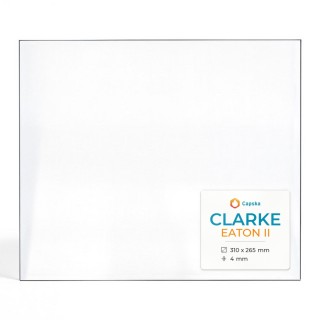 Vitre Clarke EATON II - Verre Rectangle pour poêle à bois