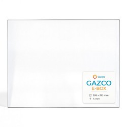 Gazco E-BOX Glass - Rectangular glass panel for wood burning stove