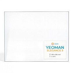 Vitre Yeoman ELEGANCE 3 - Verre Rectangle pour poêle à bois