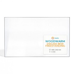 Woodwarm ENIGMA 8KW FREESTANDING Glas - Rechteck Kaminglas für Kaminofen