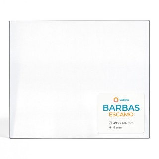 Vetro Barbas ESCAMO - Vetro Rettangolo per stufa a legna