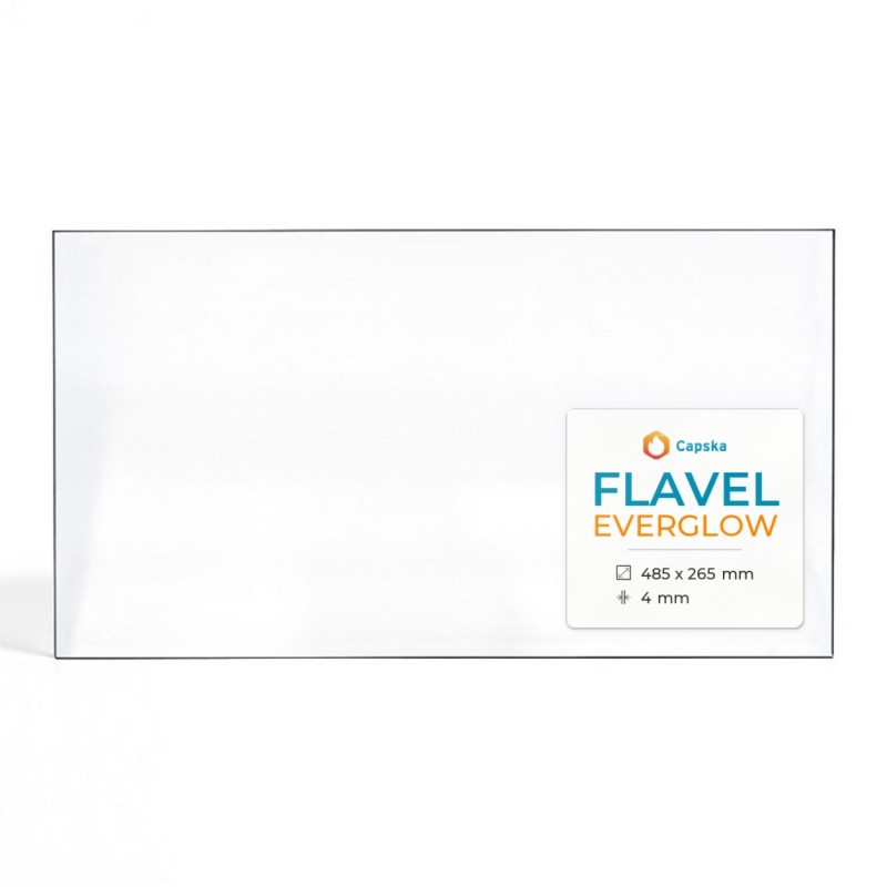 Vetro Flavel EVERGLOW - Vetro Rettangolo per stufa a legna