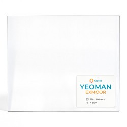 Yeoman EXMOOR Glas - Rechteck Kaminglas für Kaminofen