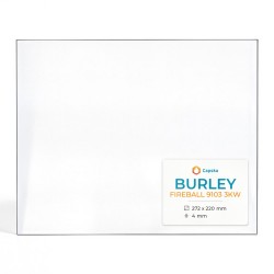 Vetro Burley FIREBALL 9103 3KW - Vetro Rettangolo per stufa a legna