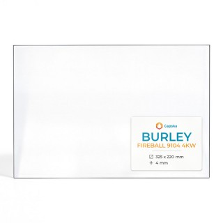 Vetro Burley FIREBALL 9104 4KW - Vetro Rettangolo per stufa a legna