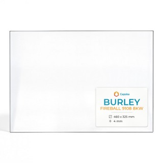 Vitre Burley FIREBALL 9108 8KW - Verre Rectangle pour poêle à bois
