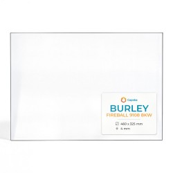 Vetro Burley FIREBALL 9108 8KW - Vetro Rettangolo per stufa a legna