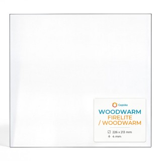 Vitre Woodwarm FIRELITE / WOODWARM - Verre Rectangle pour poêle à bois